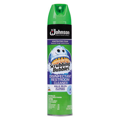 Scrubbing Bubbles® Fresh Scent Bathroom Cleaner (25 oz. Aerosol Cans) - Case of 12 Thumbnail