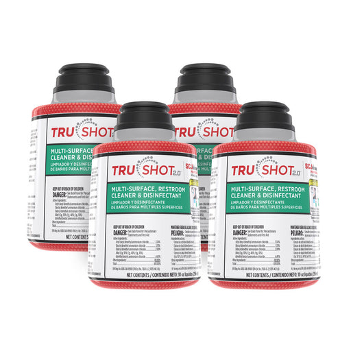 TruShot 2.0™ Multi-Surface, Restroom Cleaner & Disinfectant Case of 4 Cartridges  Thumbnail