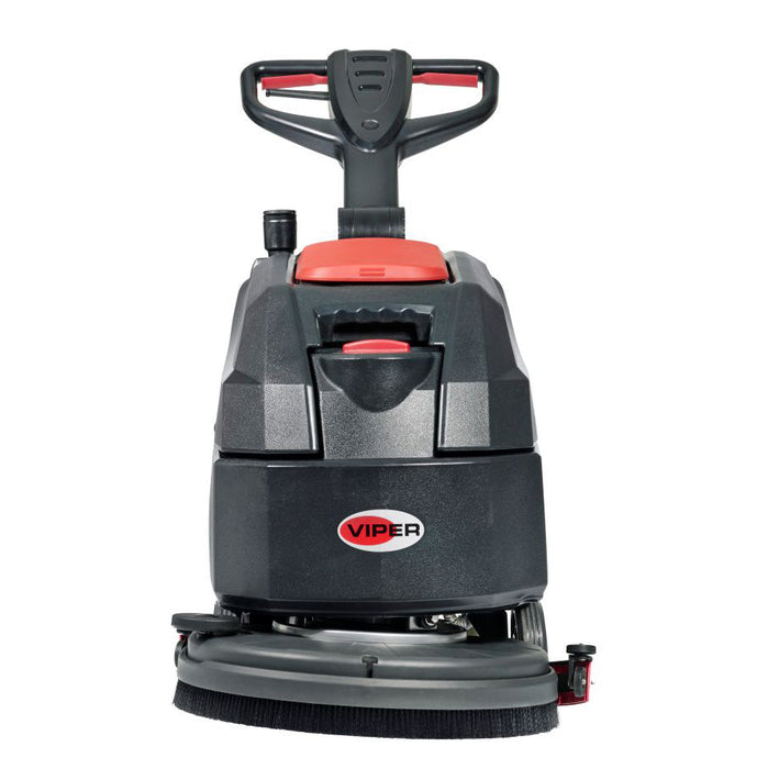 Viper AS4325B Battery Powered 17” Low Profile Automatic Floor Scrubber - 6.5 Gallons (Front) Thumbnail