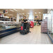 Viper Ride On Floor Scrubber Cleaning a Supermarket