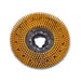 13 inch Medium Duty Floor Scrubbing Brush with Orange Bristles for the Powr-Flite PS030 Floor Scrubber Thumbnail