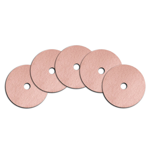 20" Pink Hard Floor Finish Polishing Pads - Case of 5 Thumbnail