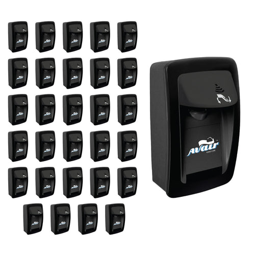 30 Pack of Avair 1000 ml Black Foaming Hand Soap and Sanitizer Dispensers (#DM016BK31) Thumbnail