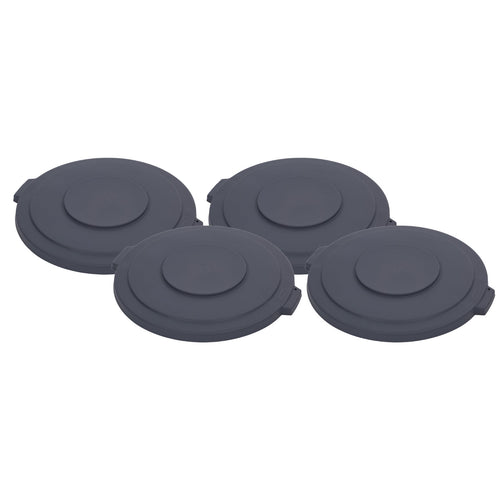 Gray Lid (#34103323) for the Carlisle® Bronco™ 32 Gallon Trash Containers - Case of 4 Thumbnail