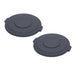 Gray Lid (#34105603) for the Carlisle® Bronco™ 55 Gallon Trash Containers - Case of 2 Thumbnail