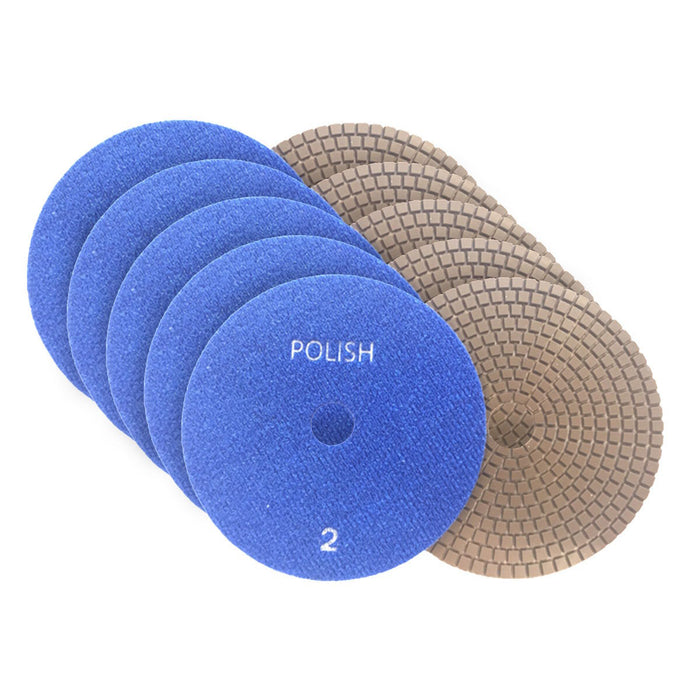 Pioneer Eclipse PowerPolish™ 5" Step #2 Polishing Discs for Decorative Floor Polishing & Restoration (800 Grit) - 10 Pack