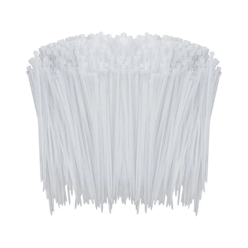 6 inch White Zip Ties - Pack of 1,000 Thumbnail