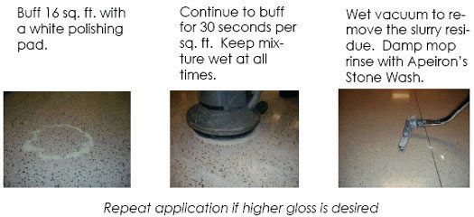 Marble Polish Used With a Buffer & Wet Vacuum How to Use Wet Marble Polishing Powder