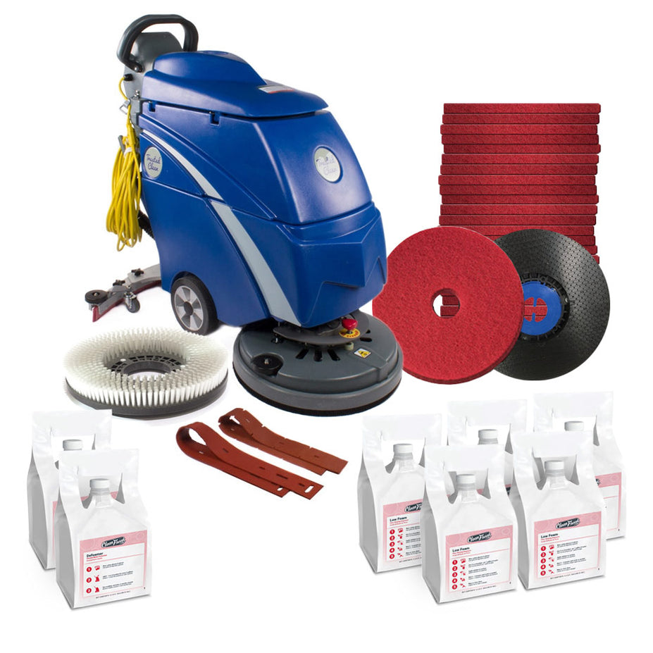 Auto Scrubber Packages 1 Click Buying for Machines, Pads, Brushes
