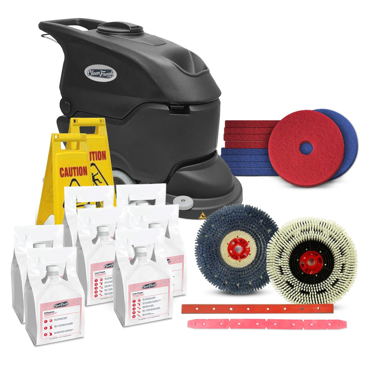 CleanFreak® Performer 20 Hard Floor Scrubber Package — CleanFreak.com
