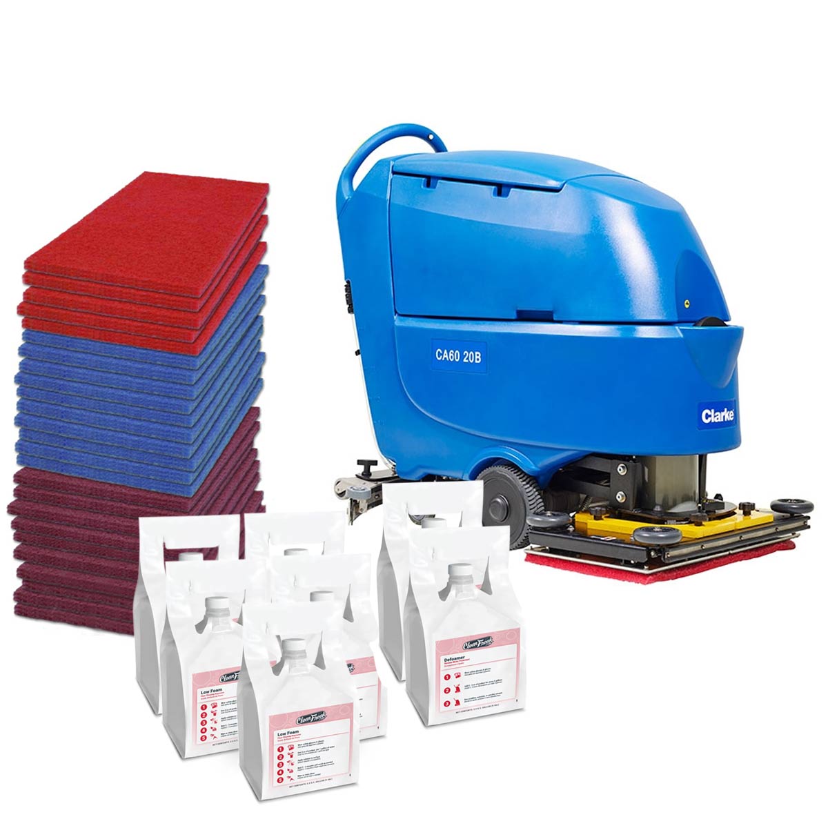 Clarke® Boost® Oscillating Auto Scrubber Floor Stripping Package - 14 ...