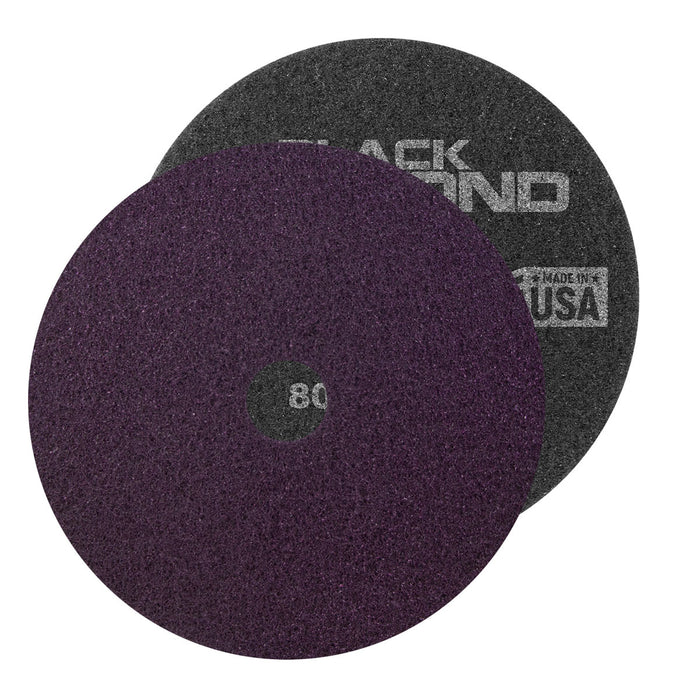 Black Diamond 8000 Grit Purple High Gloss Polishing Pads (12" - 28" Round) - Case of 2