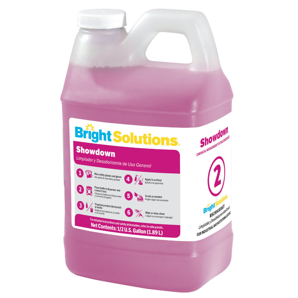 Bright Solutions Showdown Cleaner #904100-65T (64 oz Bottles) - Case of ...