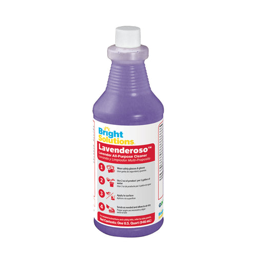 Bright Solutions® Lavenderoso™ All-Purpose Cleaner (1 Quart Bottles) - Case of 12 Thumbnail