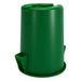 Carlisle Bronco Green Round Trash Container Flipped Upside Down Thumbnail