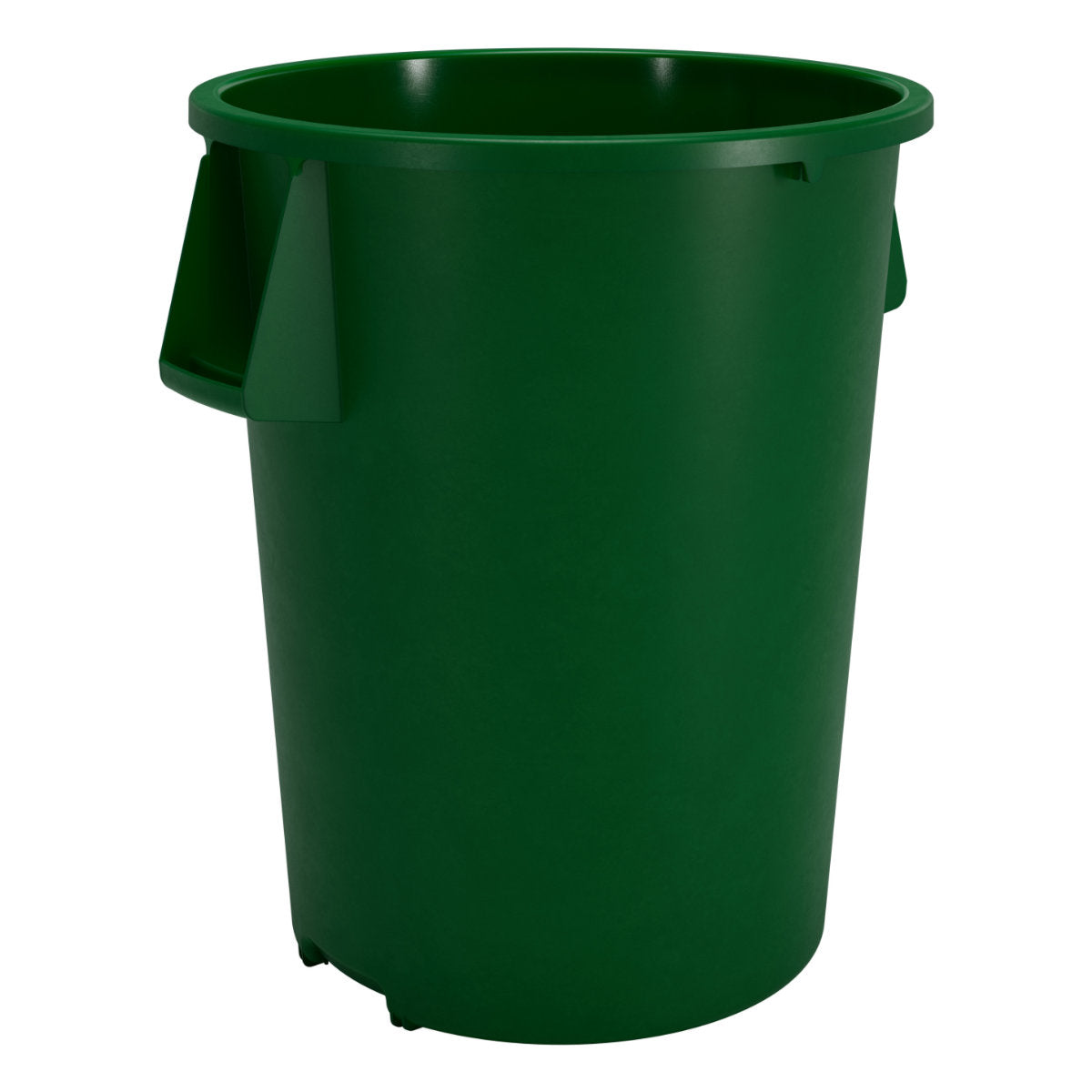 Carlisle Bronco 44 Gallon Green Trash Can - Heavy Duty Round