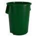 Carlisle Bronco Green Round Trash Container Thumbnail