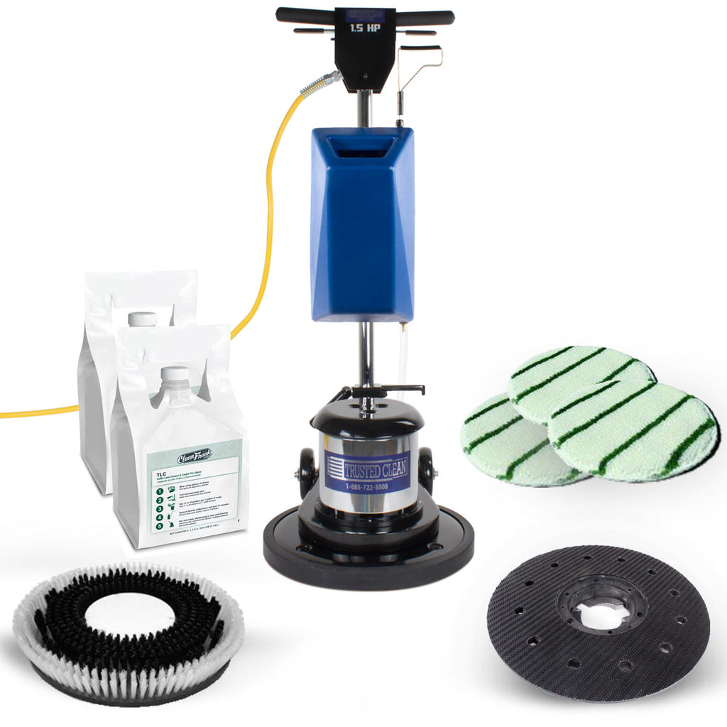 Bonnet Machine Carpet Bonnet Scrubbing in 5 Easy Steps — CleanFreak.com