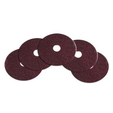 15 inch CleanFreak Dominator Burgundy High Performance Floor Stripping Pads - Case of 5 Thumbnail