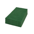 14" x 20" Green Top Coat Removal & Heavy Duty Scrub Pads - Case of 5