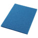 14" x 28" Blue Oscillating Rectangular Floor Scrubbing Pad
