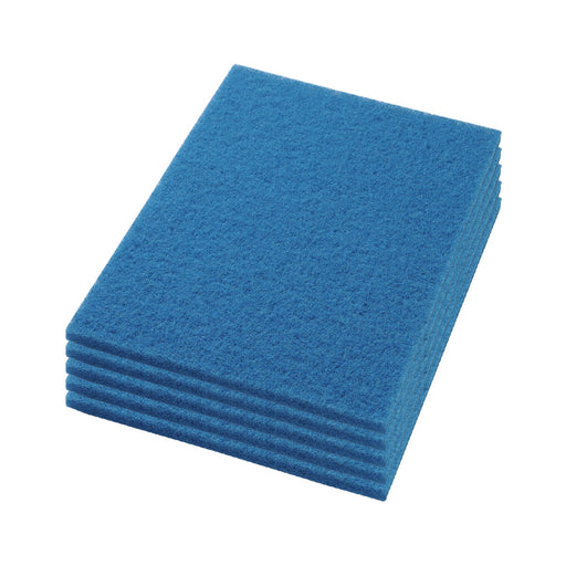 CleanFreak® 14" x 28" Blue Floor Scrubbing Pads Thumbnail