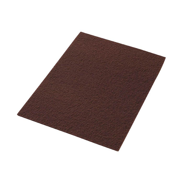 14" x 28" Maroon Eco-Prep Dry Floor Stripping Pad