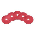 20" Red Floor Buffing & Scrubbing Pads - Case of 5