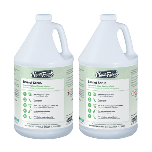 CleanFreak® 'Bonnet Scrub' Encapsulating Carpet Cleaning Solution (1 Gallon Bottle) - Case of 2 Thumbnail