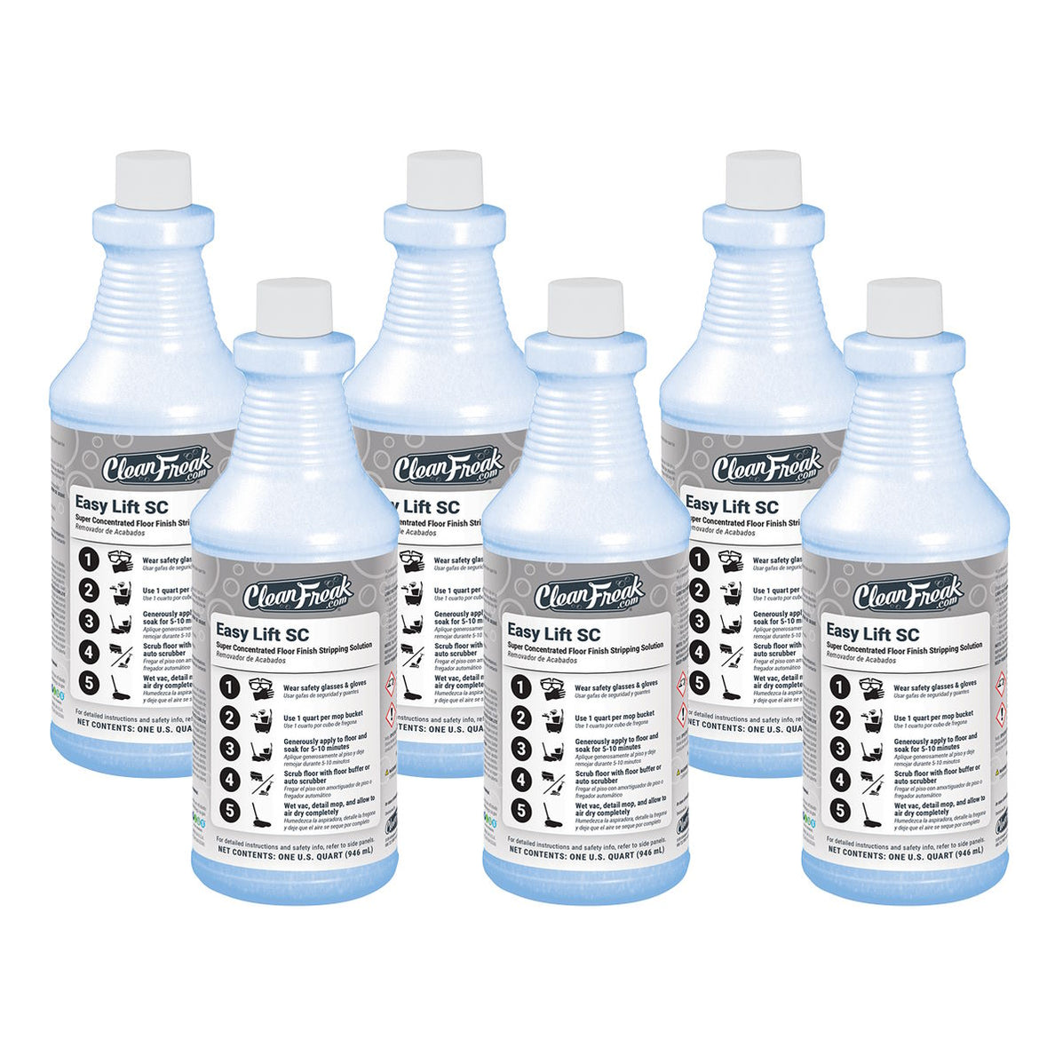 CleanFreak® 'Easy Lift SC' Floor Stripping Solution (32 oz Bottles ...