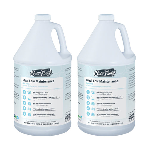 CleanFreak® 'Ideal Low Maintenance' Floor Finish (2 Gallon Bottles) - Case of 2 Thumbnail