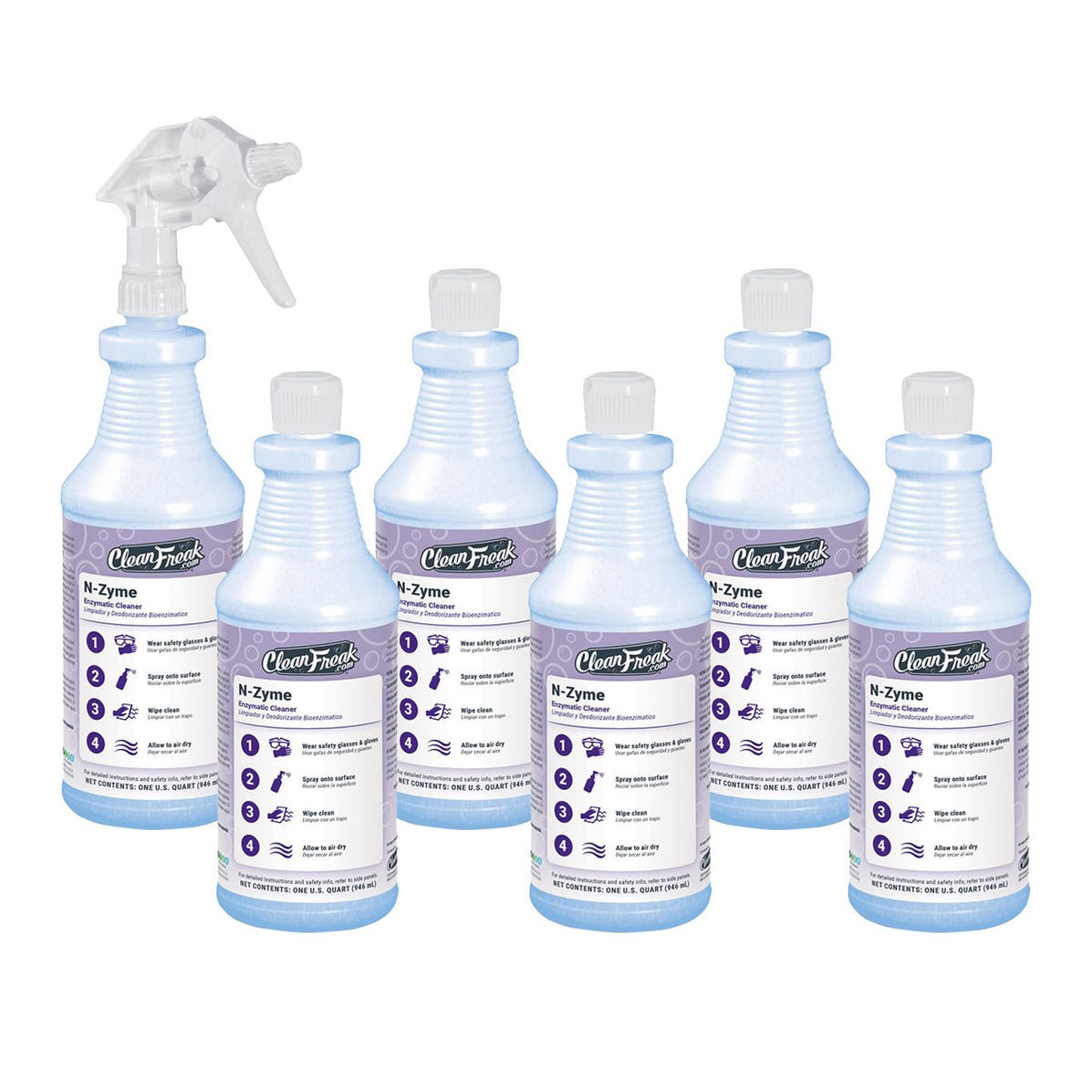 CleanFreak® 'NZyme' Enzymatic Cleaner (32 oz Bottles) Case of 6