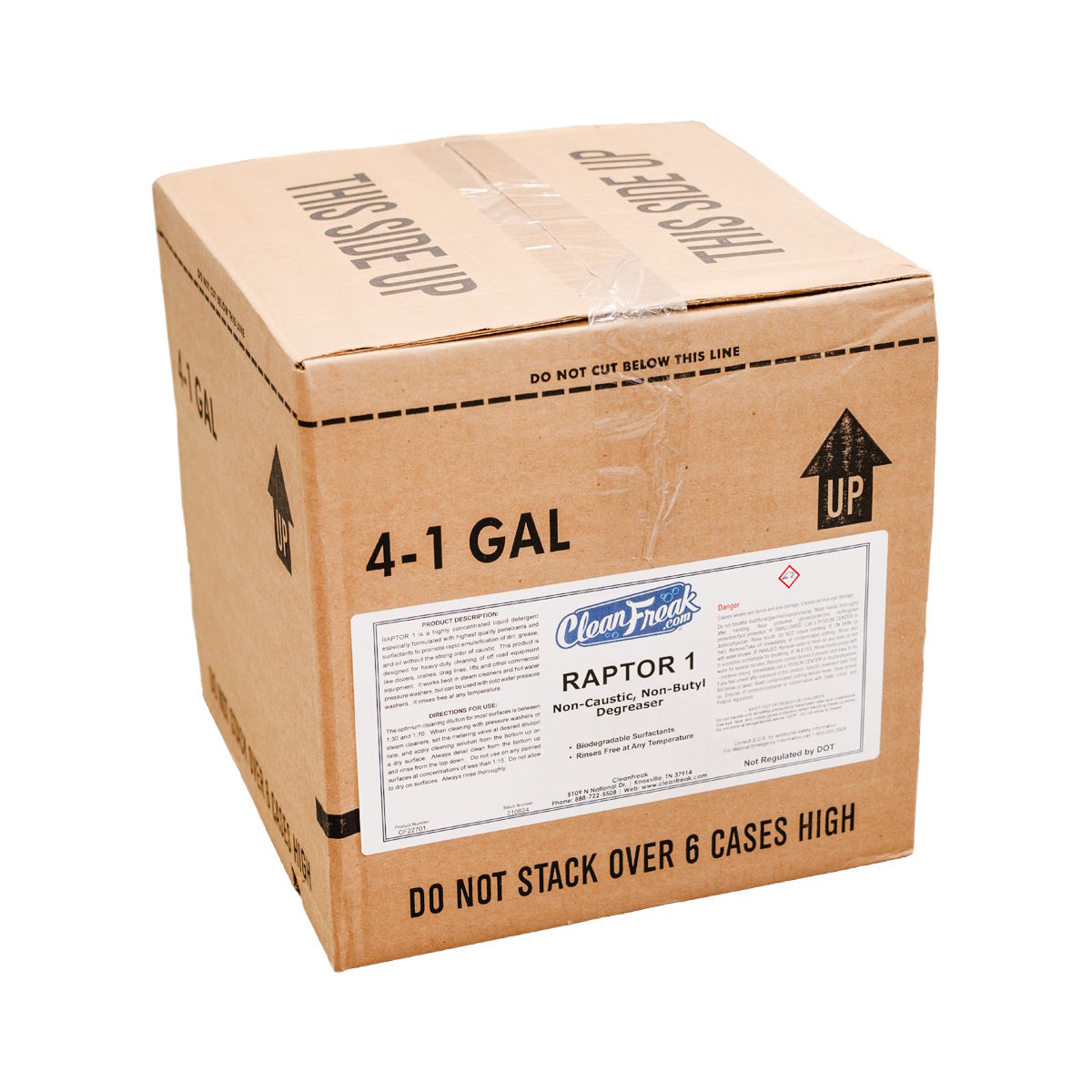 CleanFreak® 'Raptor 1' Non-Caustic Non-Butyl Degreaser (1 Gallon ...