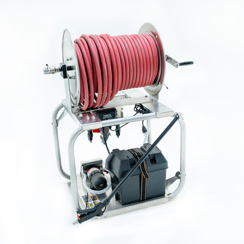 CleanFreak® 12 Volt Softwash System (100 PSI @ 5.3 GPM) w/ Remco Pump ...