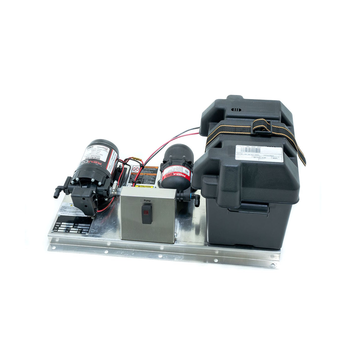 CleanFreak® 12 Volt Softwash System (100 PSI @ 7.0 GPM) w/ Remco Pump ...