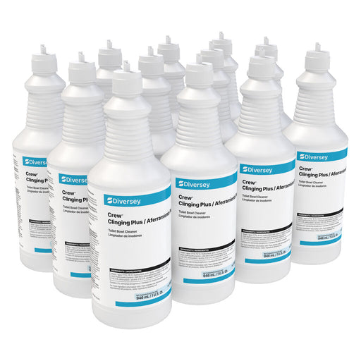 Diversey™ Crew® Clinging Plus Toilet Bowl Cleaner (32 oz. Bottles) - Case of 12 Thumbnail