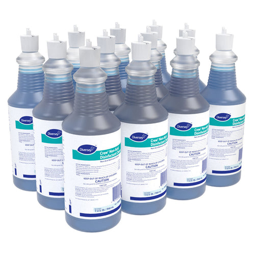 Diversey™ Crew® Non-Acid Bowl & Disinfectant Cleaner (32 oz. Bottles) - Case of 12 Thumbnail