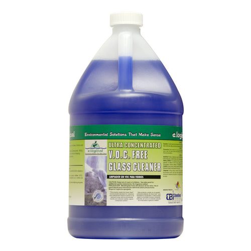 Gallon Bottle of e.logical Ultra Concentrated V.O.C. Free Glass Cleaner Thumbnail