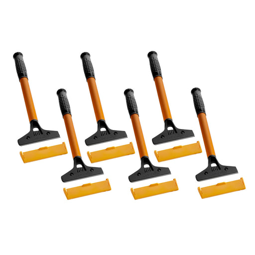 Ettore 4" Handheld Scraper w/ 12" Handle - Case of 6 Thumbnail