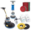 Commercial Floor Scrubbing & Polishing Package with Accessories & Chemicals