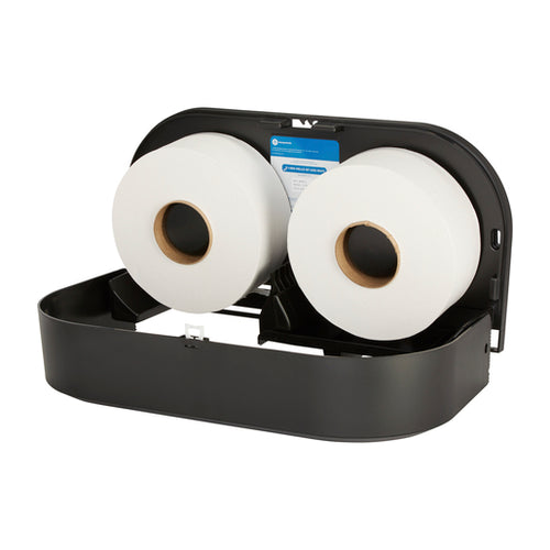 GP Pro Dual Roll Jumbo Jr. High-Capacity Toilet Paper Dispenser Open Thumbnail