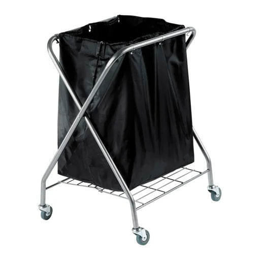 Hospitality One Source 6-Bushel Rolling Laundry Hamper Cart Thumbnail