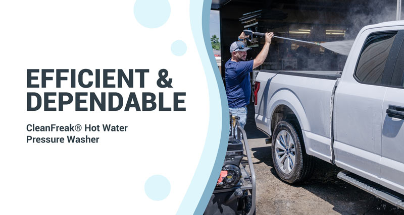 Efficient & Dependable: CleanFreak@ Hot Water Pressure Washer