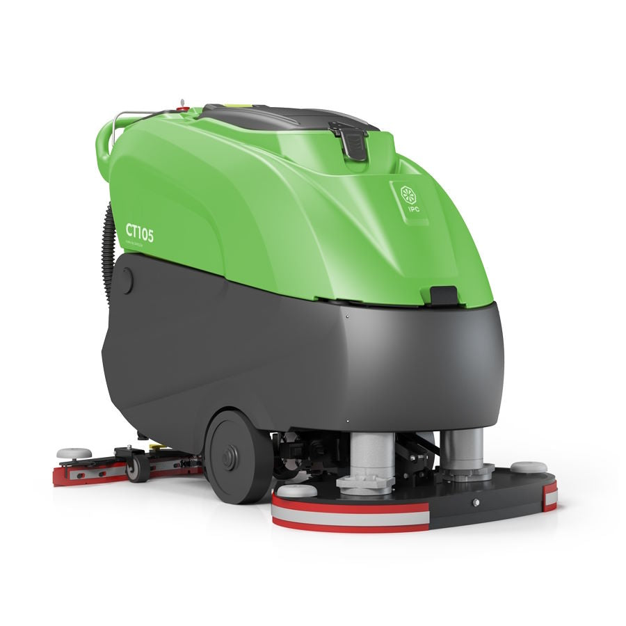 IPC Eagle CT105 Battery Powered Walk Behind Floor Scrubber w/ Brushes ...
