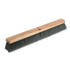 36 inch Gray Poly Bristle Medium Sweep Push Broom