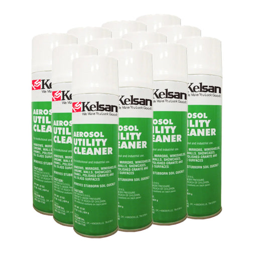 Kelsan All Purpose Foaming Utility Cleaner (22 oz Aerosol Cans) - Case of 12 Thumbnail