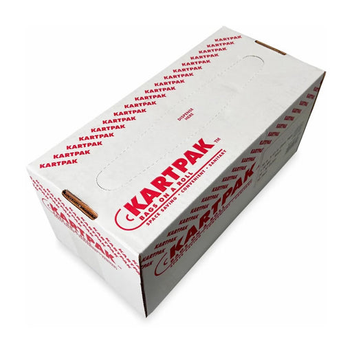 1 Roll of 100 Kelsan KartPak 44 Gallon Clear High Density Garbage Bags Thumbnail