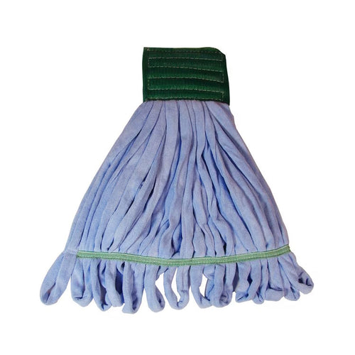 Kelsan Relintless Microfiber Wet Mop with 5 inch Canvas Band (Size: Large | Looped Ends) Thumbnail