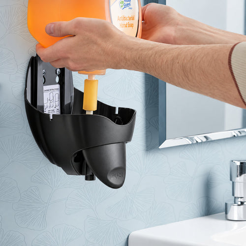 Kutol DuraView Soap Dispenser Black - on Wall  Thumbnail