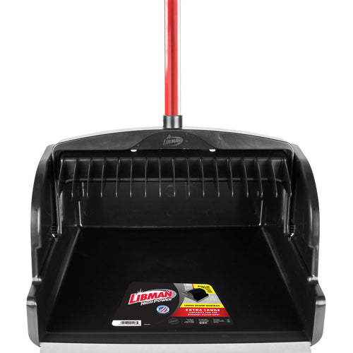 Front View of the Libman 16 inch Heavy-Duty Large Scoop Dustpan (#1168) Thumbnail